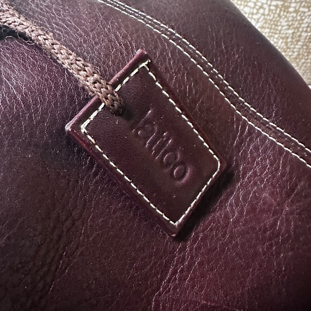 Latico dark brown leather handbag- large - Picture 2 of 5